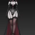 Mô hình nữ ma cà rồng quyến rũ (Sexy Vampire Woman) in 3D - Thumbnail 5