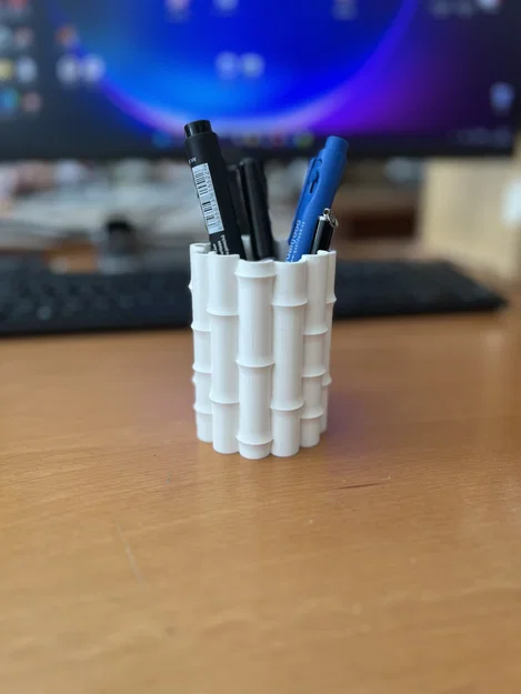 Ống Cắm Bút Hình Tre (Bamboo Pen Holder) - Image 2