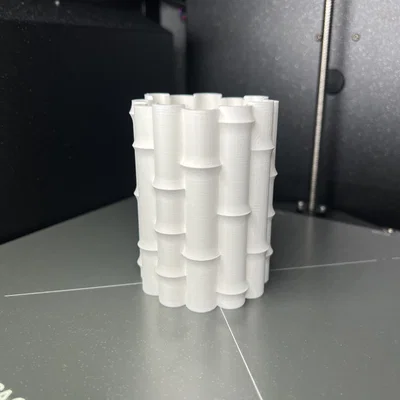 Ống Cắm Bút Hình Tre (Bamboo Pen Holder)