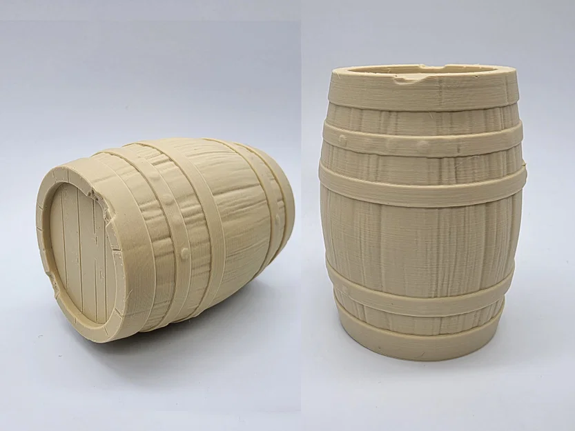 Mô hình thùng gỗ 3D chi tiết cao (No Support) - Image 1