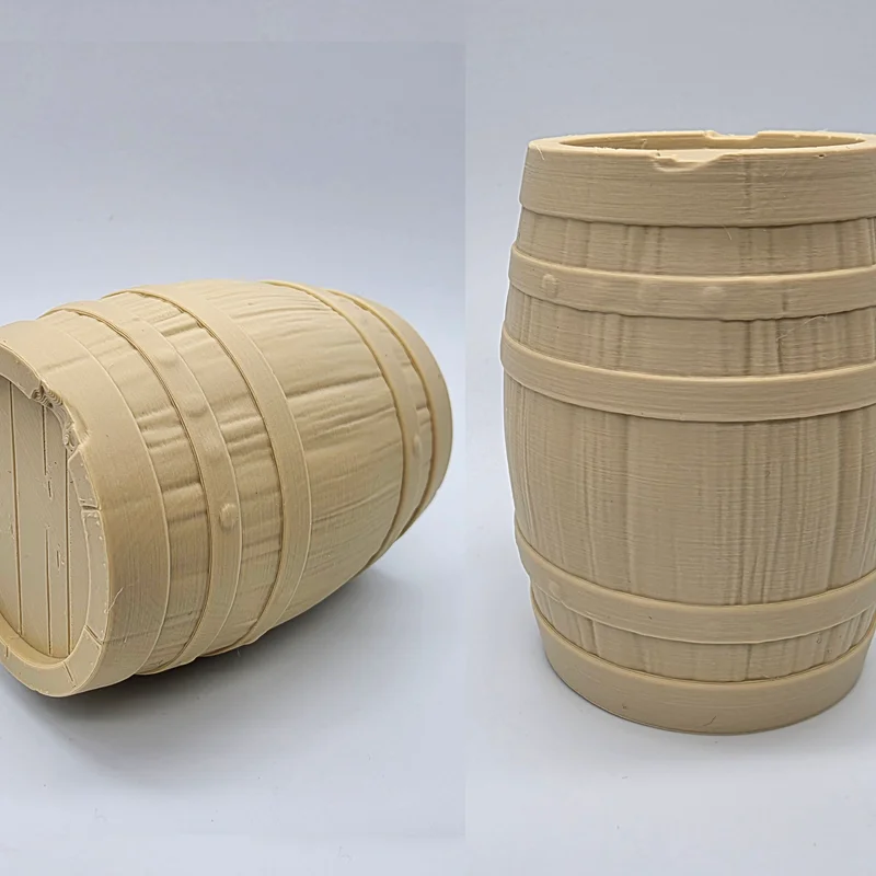 Mô hình thùng gỗ 3D chi tiết cao (No Support)