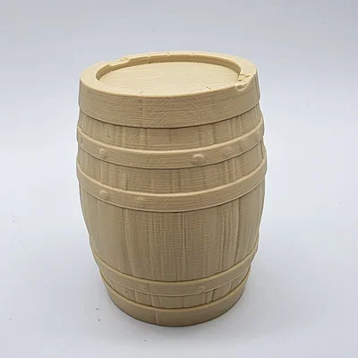 Mô hình thùng gỗ 3D chi tiết cao (No Support)