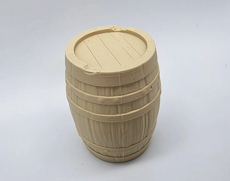 Mô hình thùng gỗ 3D chi tiết cao (No Support) - Image 3