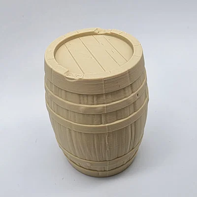 Mô hình thùng gỗ 3D chi tiết cao (No Support)