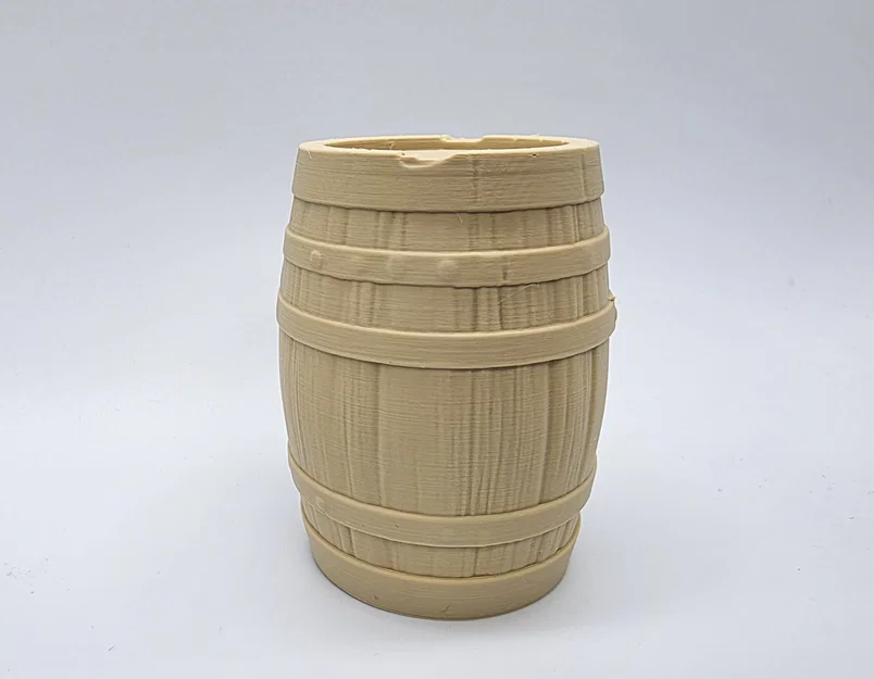 Mô hình thùng gỗ 3D chi tiết cao (No Support) - Image 6