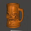 Đế giữ lon bia Darth Vader - 0,5L - Cốc đựng bia - Thumbnail 2