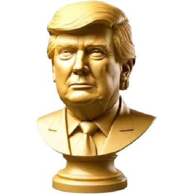 Tượng bán thân Donald Trump - Mô hình in 3D trang trí độc đáo