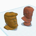 Mô hình trang trí ống hút hình Donald Trump độc đáo (2 phiên bản) - Thumbnail 1