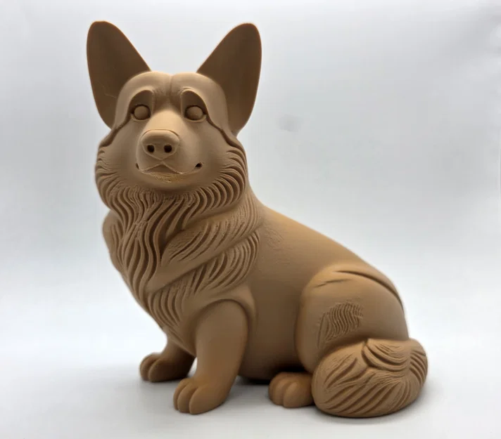 Tượng Corgi Ngồi Đáng Yêu - Image 2