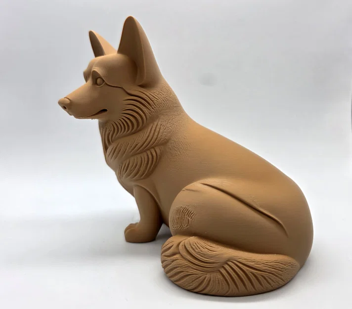 Tượng Corgi Ngồi Đáng Yêu - Image 4