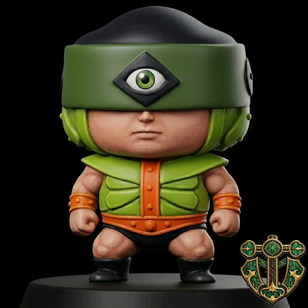 Mô hình in 3D Tri-Klops phiên bản Chibi độc đáo - Image 2