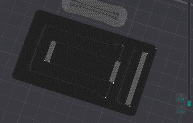 Giá đỡ điện thoại siêu mỏng kích thước thẻ tín dụng với bản lề TPU - Image 2