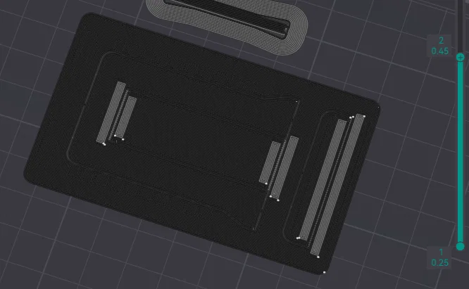 Giá đỡ điện thoại siêu mỏng kích thước thẻ tín dụng với bản lề TPU - Image 3