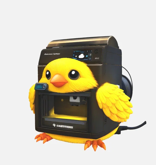 Mô hình chú chim Canary kết hợp máy in 3D độc đáo - Image 2