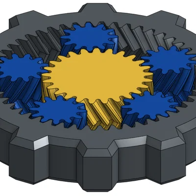Bộ đồ chơi bánh răng hành tinh (Planetary Gear Fidget) *ĐÃ CẬP NHẬT*