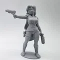 Mô hình Nữ Xạ Thủ (Female Gunslinger Figurine) - Thumbnail 1
