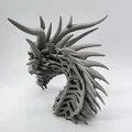 Tượng Đầu Rồng Xương 3 (Skeletal Dragon Bust 3) - Thumbnail 3