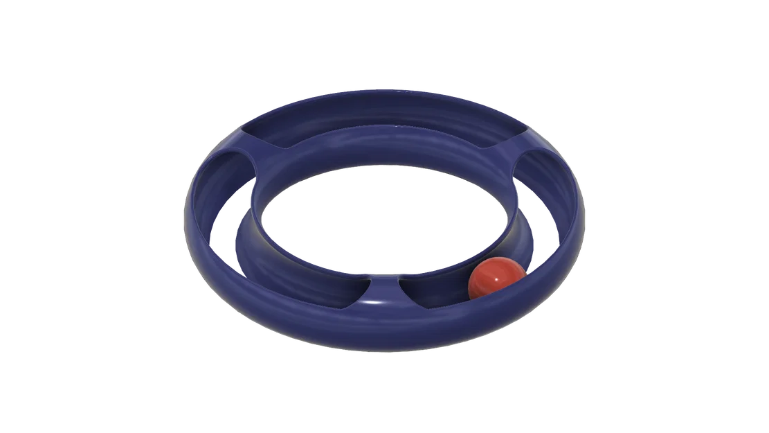 Đồ chơi cho mèo dạng lồng bóng in 3D siêu bền - Image 1