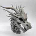 Tượng Đầu Rồng Xương 3 (Skeletal Dragon Bust 3) - Thumbnail 6
