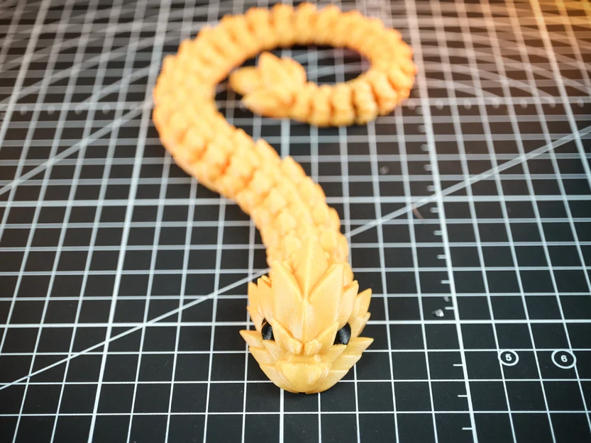 Mô hình rắn khớp nối (Flexi Snake) - Đồ chơi in 3D linh hoạt cực chất - Image 3