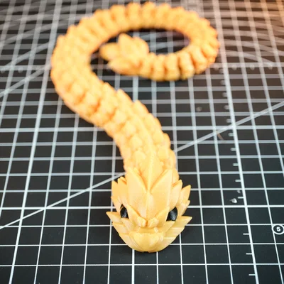 Mô hình rắn khớp nối (Flexi Snake) - Đồ chơi in 3D linh hoạt cực chất