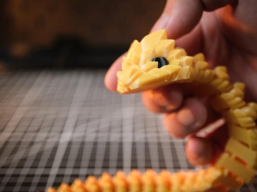 Mô hình rắn khớp nối (Flexi Snake) - Đồ chơi in 3D linh hoạt cực chất - Image 9