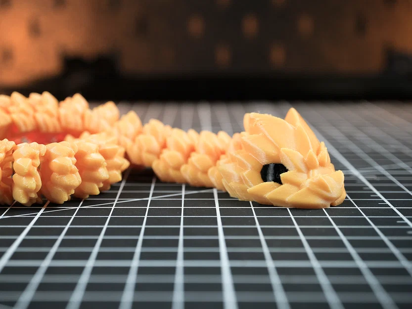 Mô hình rắn khớp nối (Flexi Snake) - Đồ chơi in 3D linh hoạt cực chất - Image 10