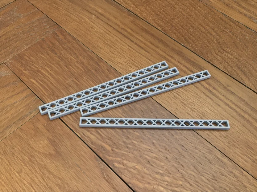 Mô hình thanh lưới hỗ trợ 1x16 Lego 12v - Phục dựng chi tiết cổ điển - Image 1