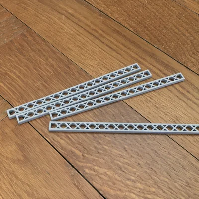 Mô hình thanh lưới hỗ trợ 1x16 Lego 12v - Phục dựng chi tiết cổ điển