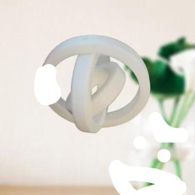 Mô hình Gyroscope 3 vòng xoay - Đồ chơi Fidget in 3D cực thú vị
