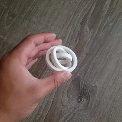 Mô hình Gyroscope 3 vòng xoay - Đồ chơi Fidget in 3D cực thú vị