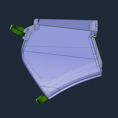 Hộp đựng đồ in 3D gắn cọc yên cho xe đạp KTM Macina