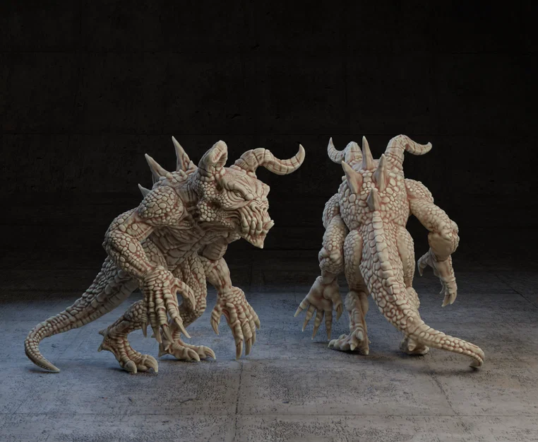 Mô hình 3D Deathclaw từ Fallout Shelter chi tiết cực nét - Image 1