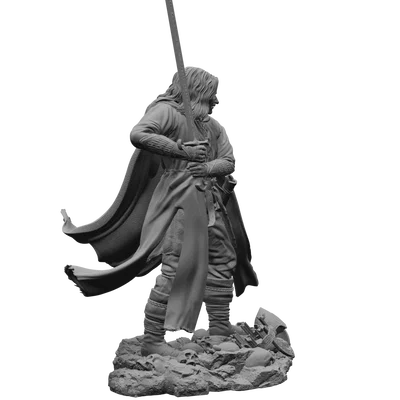 Tượng 3D Aragorn - Mô hình chi tiết cao từ The Lord of the Rings