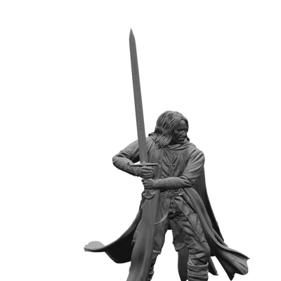 Tượng 3D Aragorn - Mô hình chi tiết cao từ The Lord of the Rings
