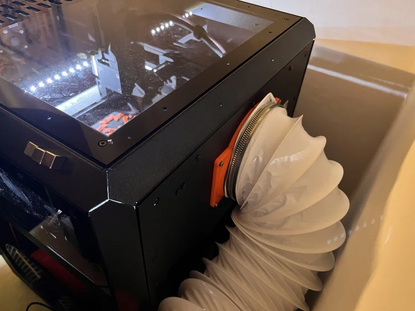 Ngàm gắn ống thông gió 120mm cho Prusa Core One/+ - Image 1