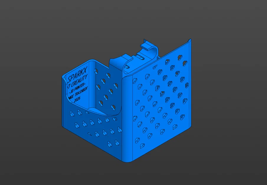Thùng rác | Khay hứng nhựa thừa | Phụ kiện cho máy in 3D Creality SPARKXi7 - Image 3