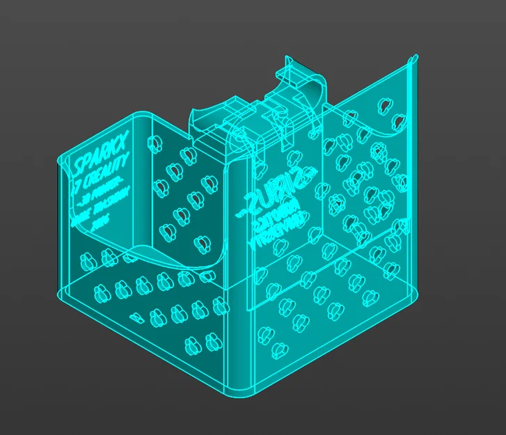 Thùng rác | Khay hứng nhựa thừa | Phụ kiện cho máy in 3D Creality SPARKXi7 - Image 4