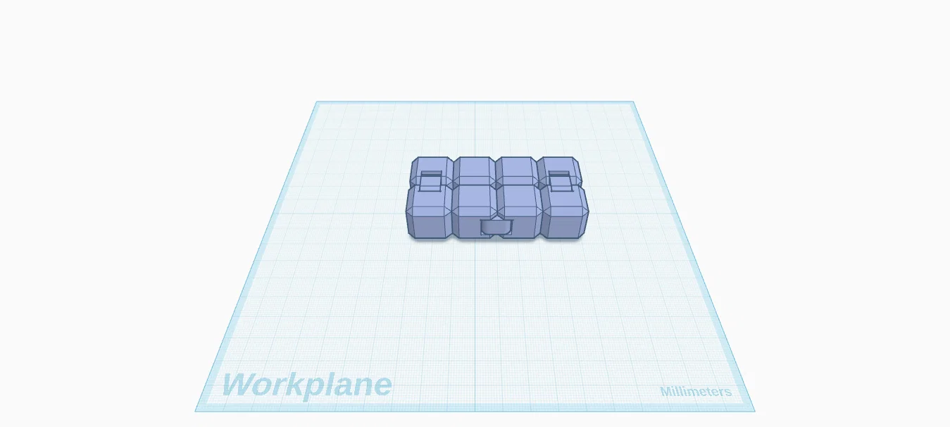 Mô hình hộp đựng đa năng dạng khối Cube in 3D tiện dụng - Image 1