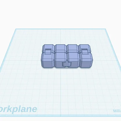 Mô hình hộp đựng đa năng dạng khối Cube in 3D tiện dụng
