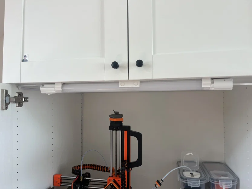 Bộ giá đỡ đèn LED Baltimore cho tủ IKEA PLATSA không cần ốc vít - Image 2