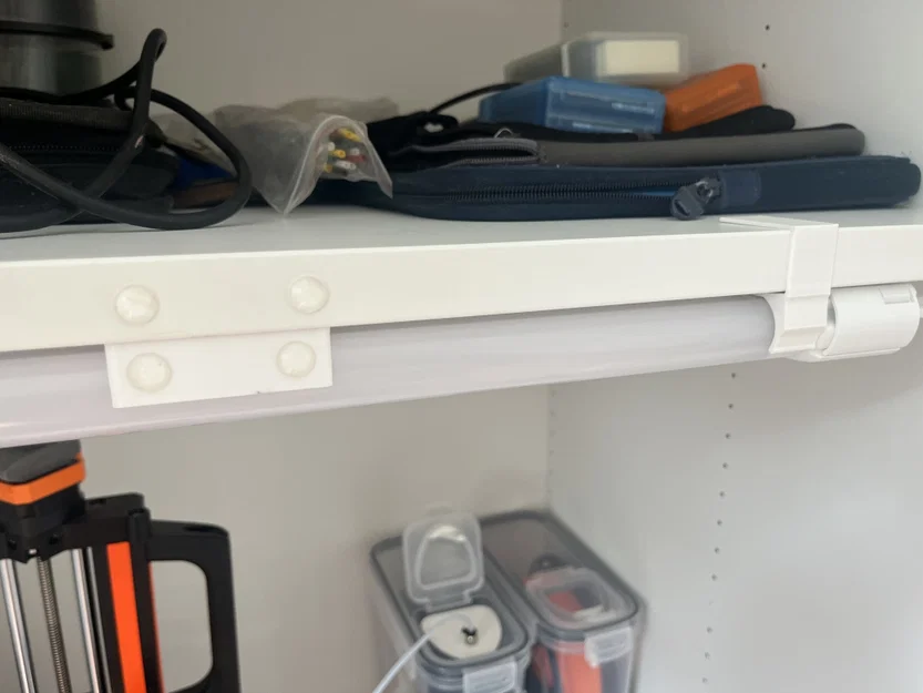 Bộ giá đỡ đèn LED Baltimore cho tủ IKEA PLATSA không cần ốc vít - Image 4