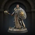 Mô hình Human Cleric Warrior – Hiệp sĩ Thánh 50mm - Thumbnail 2