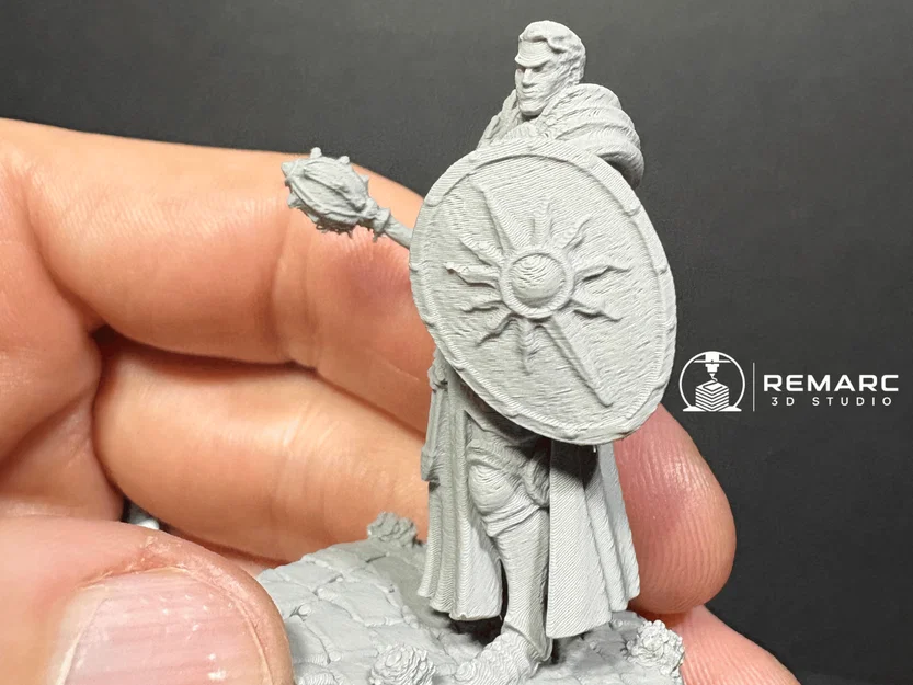 Mô hình Human Cleric Warrior – Hiệp sĩ Thánh 50mm - Image 3