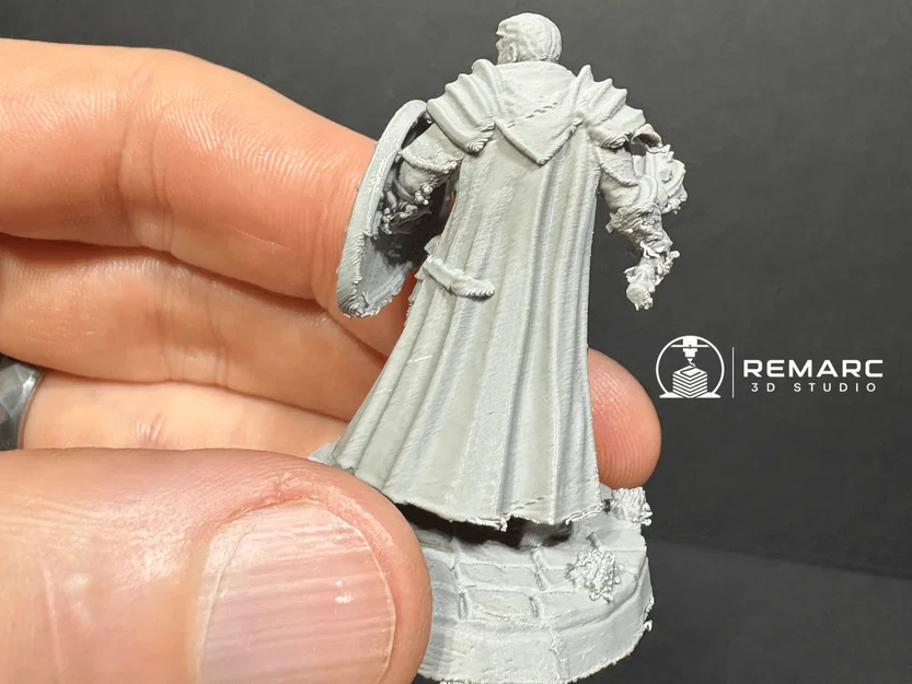 Mô hình Human Cleric Warrior – Hiệp sĩ Thánh 50mm - Image 8