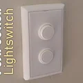 Bộ chuyển đổi công tắc nhấn đôi hiện đại (Dành cho Decora Switch) - Thumbnail 1