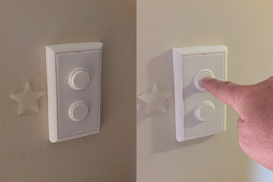 Bộ chuyển đổi công tắc nhấn đôi hiện đại (Dành cho Decora Switch) - Image 2