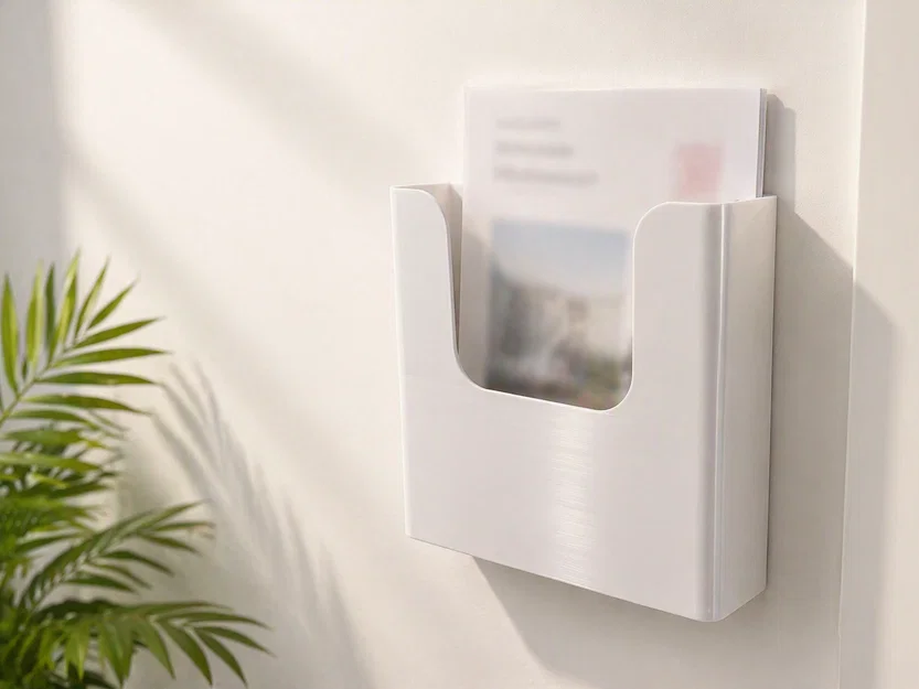 Giá treo tường đựng tài liệu A4 (bắt vít hoặc dán keo) - Image 1