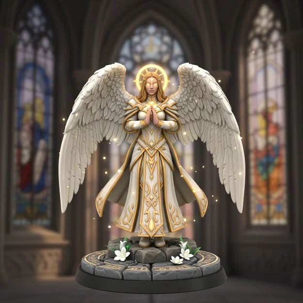 Angel Cleric - 50mm - Mô hình thiên thần hộ mệnh cực chi tiết - Image 2
