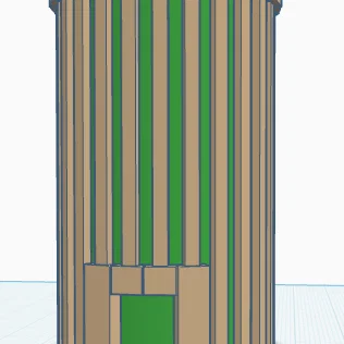 Mẫu Chậu Cây Cảnh In 3D Thiết Kế Hình Trụ Hiện Đại